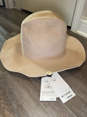 Visvim Beige Vin Cowboy Hat in Ivory